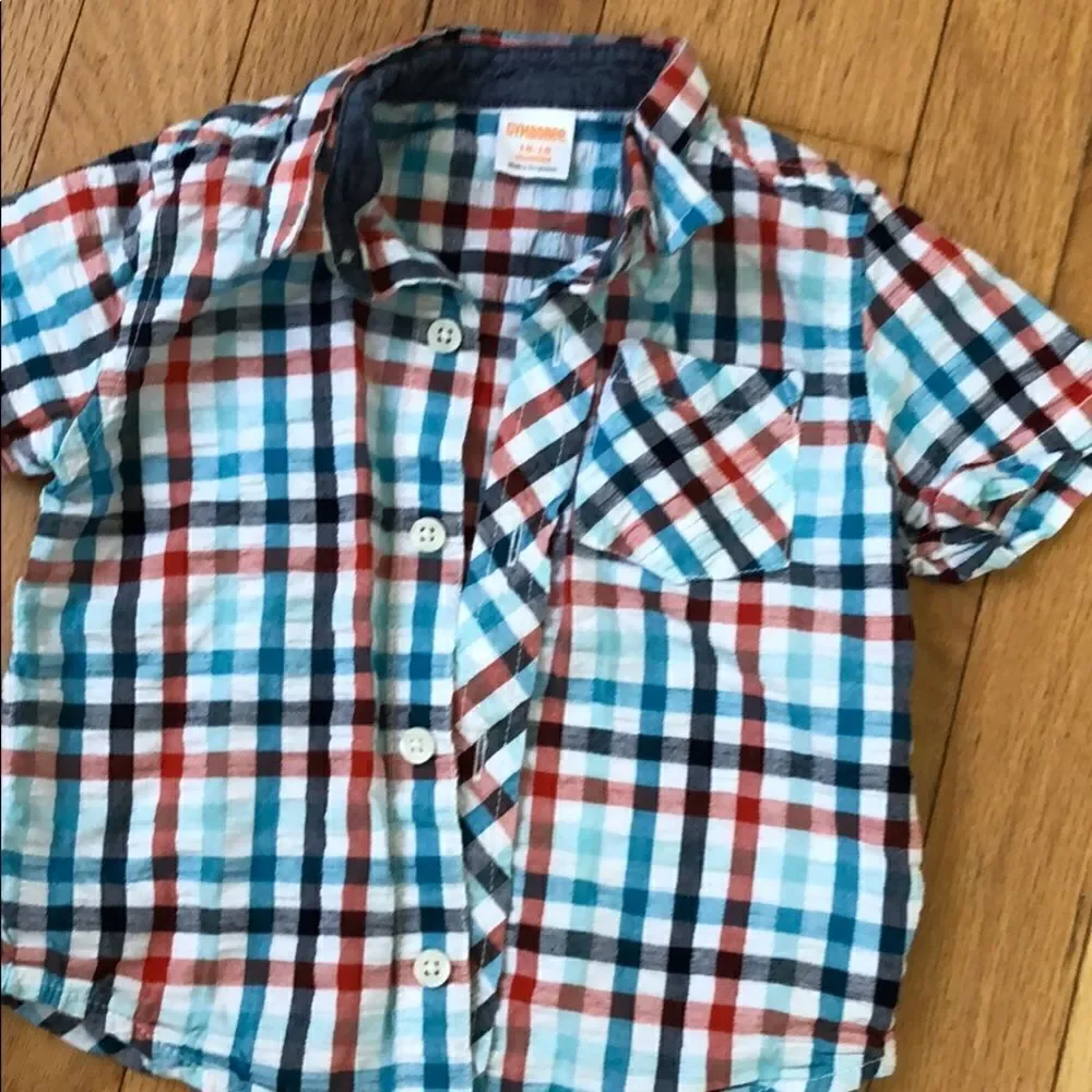 🎉 HP 🎉 🇺🇸 USA ! short sleeve button down 🇺🇸